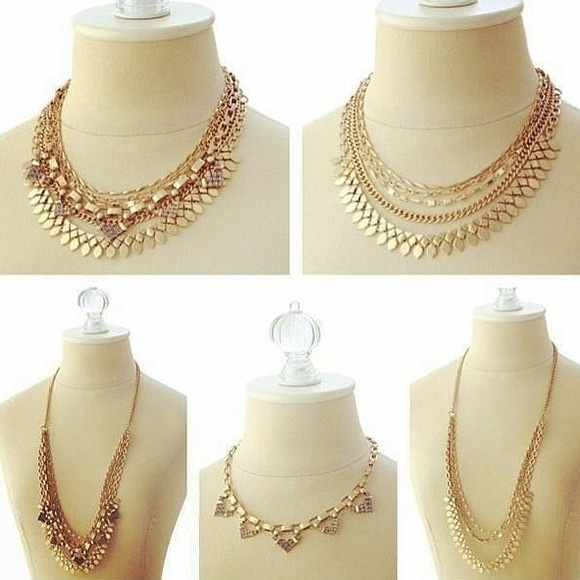 Stella and dot Sutton necklace - matte gold - Picture 2 of 2